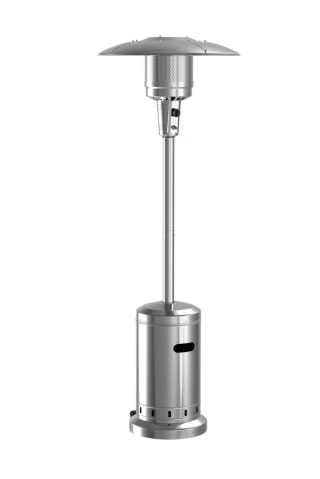 Style Selections 48000-BTU Silver Stainless Steel Floorstanding Liquid Propane Patio Heater