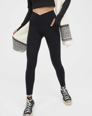 Aerie Offline Real Me Xtra Crossover High Waisted Pocket Legging