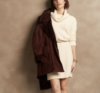 Banana Republic Eyelash Sweater Dress