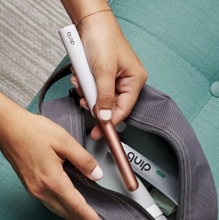 Quip Metal Electric Toothbrush Starter Kit (Indigo)