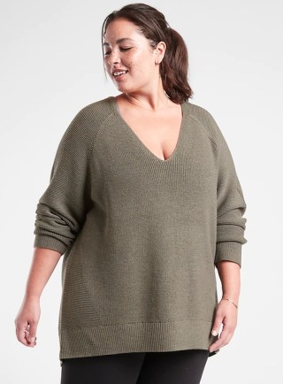 Athleta Hanover V-Neck Sweater