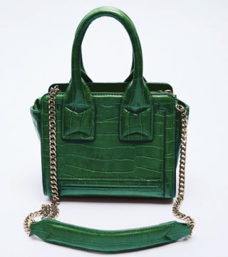 Zara Animal Print Mini City Bag