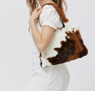 Urban Outfitters Mini Faux Fur Tote Bag