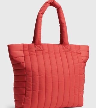 Gap 100% Recycled Polyester Puffer Tote Bag