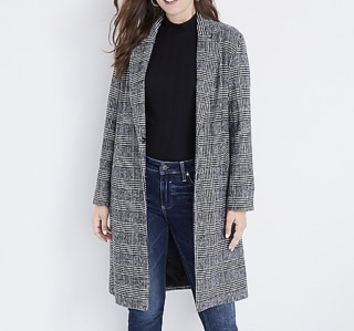 Vigoss Plaid Coat