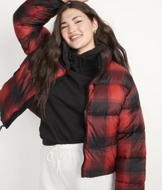 Old Navy Water-Resistant Short Puffer Jacket