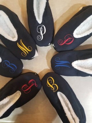 Monogrammed Slippers