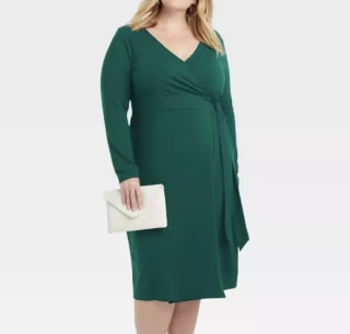 Ava & Viv Knit Wrap Dress
