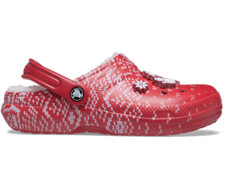 Classic Lined Holiday Charm Clog