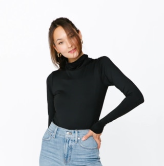 Smash + Tess Turtleneck Long Sleeve Bodysuit
