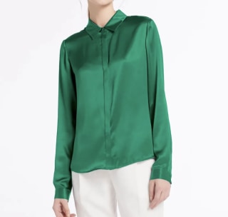 Lilysilk Basic Concealed Placket Silk Shirt