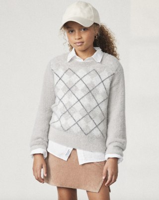 Abercrombie & Fitch Textured Patterned Crewneck Sweater