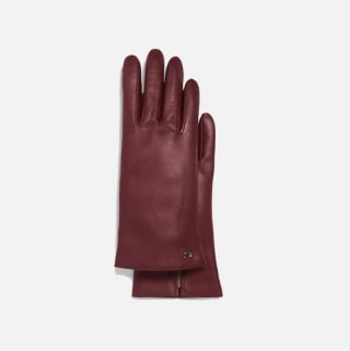 Sculpted Signature Leather Tech Gloves