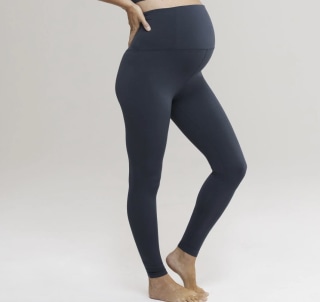 Girlfriend Collective Midnight Seamless Maternity Legging