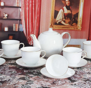 DaGiBayCn European Ceramic Tea Set