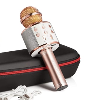 Mockins Wireless Bluetooth Karaoke Microphone