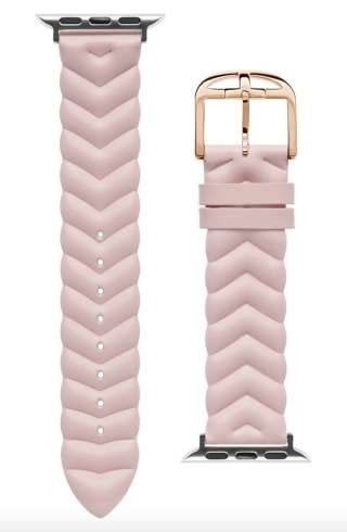 Chevron Leather Apple Watch Band