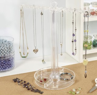 STORi Necklace Holder with Jewelry Tray
