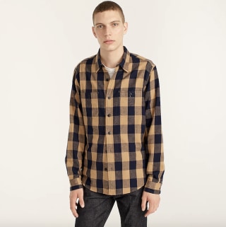 Midweight flannel workshirt