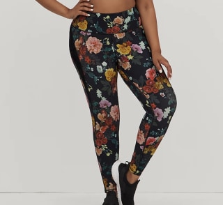 Torrid Floral & Lace Full Length Legging