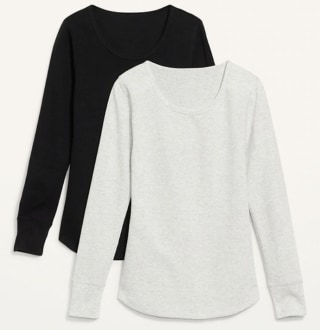 Old Navy Long-Sleeve Thermal Pajama Tee (Set of 2)