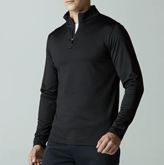TSLA Men's Quarter Zip Thermal Pullover