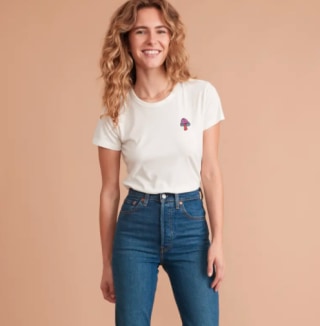 Marine Layer Mushroom Classic Crewneck T-Shirt