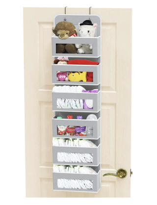 Simple Houseware Over Door Six-Pocket Organizer