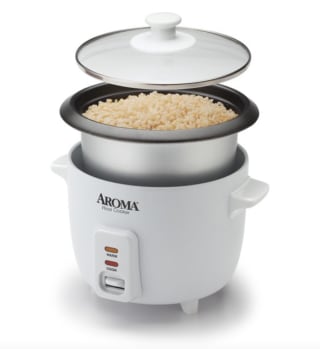 6 Cup Non-Stick Pot Style White Rice Cooker