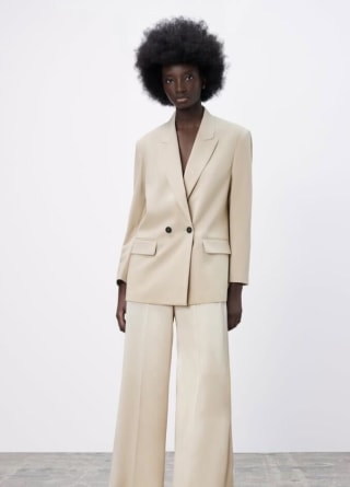 Oversized Double Breasted Jacket