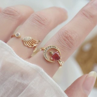 Abbott Atelier Cupid's Arrow Ring Set