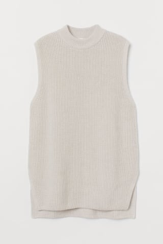 Rib-knit Sweater Vest