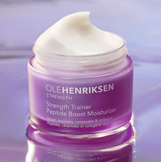 glowing skin OleHenriksen Strength Trainer Peptide Boost Moisturizer