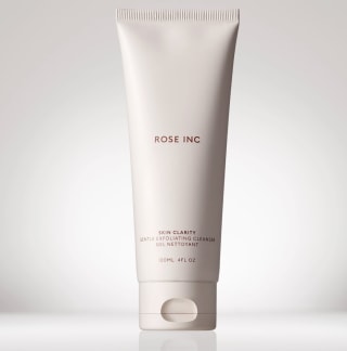 glowing skin Rose Inc Skin Clarity Gentle Exfoliating Cleanser