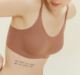 Barely Zero Spaghetti Strap Wireless Bra