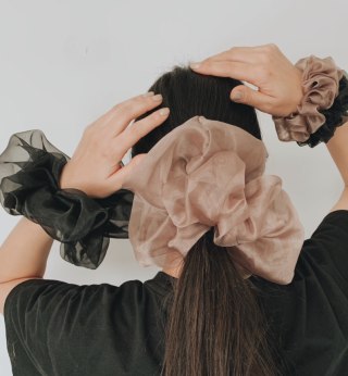 Qiniko Organza Oversized Scrunchies