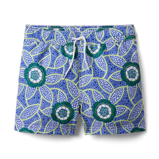 Kaavia James Floral Block Print Swim Trunk
