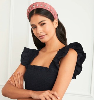 The Jeweled Halo Headband