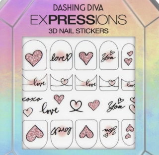 Sweet Hearts Nail Art Stickers