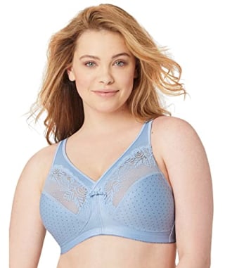 Glamorise Full Figure Wirefree Minimizer Support Bra