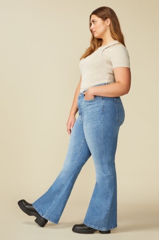 MIA PLUS - HIGH RISE FLARE 33"