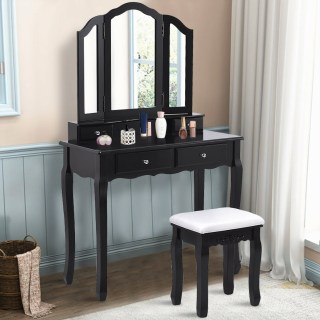Makeup Table Stool Set