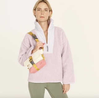 Teddy Sherpa Half-Zip Sweatshirt