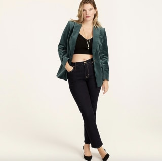 Willa Blazer in Stretch Velvet