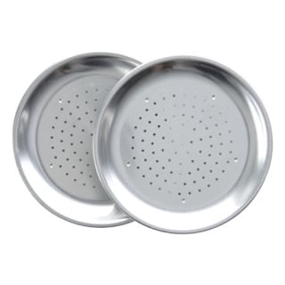 Nordic Ware Natural Aluminum 2 Pack Air Crisper Pizza Pans, 9"