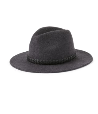 Braided Band Wool Fedora