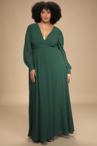 Long Sleeve Backless Maxi Dress