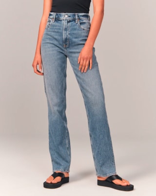 90s Ultra High Rise Straight Jeans