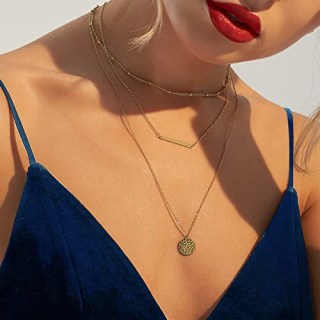 Ldurian Dainty Layered Necklace