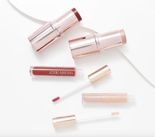 4-Piece Argan Natural Beauty Color Sticks & Lip Gloss Kit